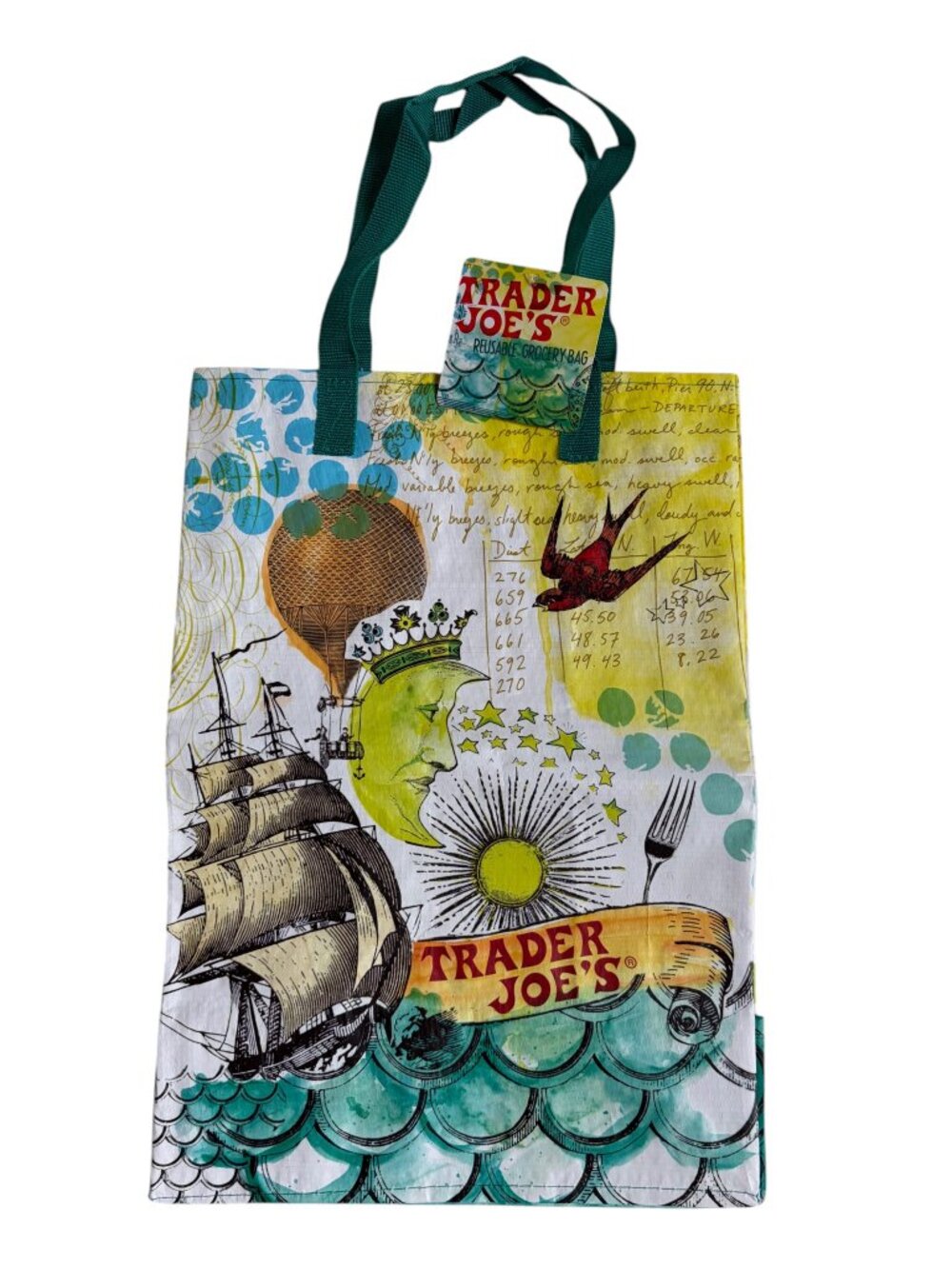 NWT Trader Joe’s Vintage Destination Reusable Bag
